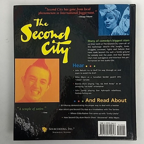 CANDY, BELUSHI, FARLEY, The Second City hardcover w/bonus CDs - Picture 2 of 8